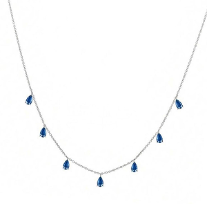 Deep blue Tear drop