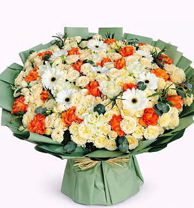 Elegant Mixed Flowers Bouquet