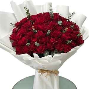 Eternal Romance 60 Red Roses Bouquet