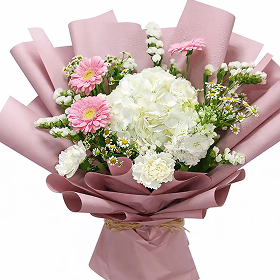 Hydreanga Tanasatyam Carnition bouquet